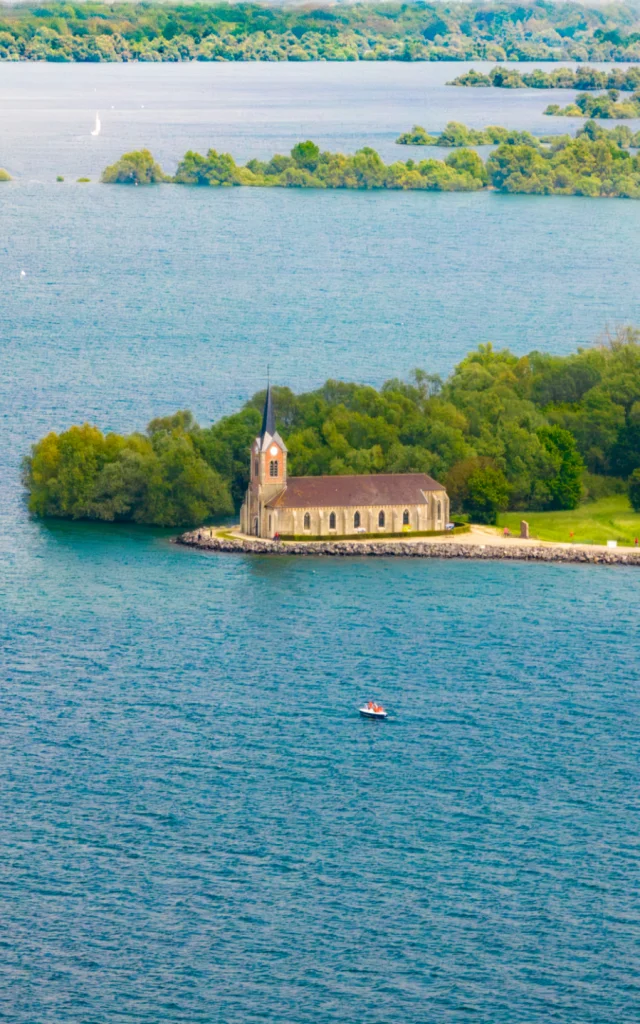 Eglise de Champaubert vue de drone
